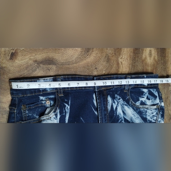 Feeson Bleached Denim Women's Blue Jeans Sz(38) - Picture 8 of 11